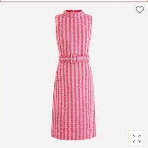 Jcrew Mockneck Sheath dress in disco tweed 4